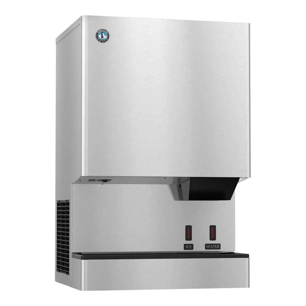 Hoshizaki DCM-500BAH-OS Opti-Serve Air-Cooled Countertop Ice Maker and Water Dispenser with 40 lb. Storage - 618 lb./Day
