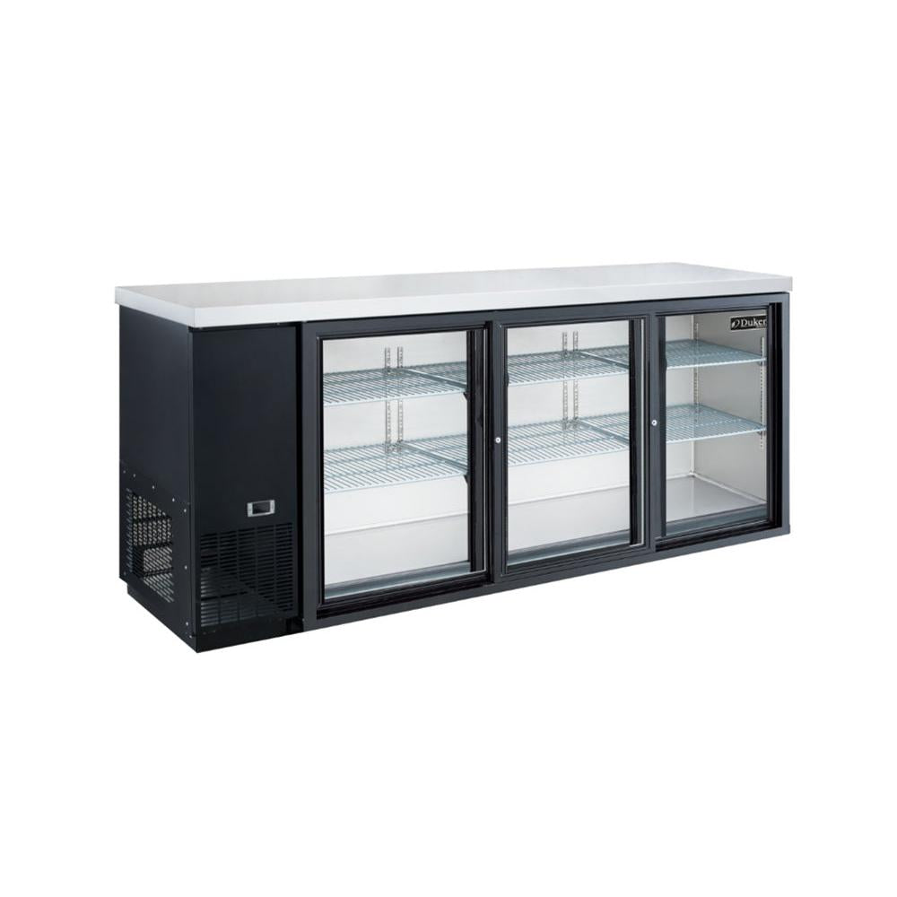 Dukers DBB72-S3 3 Door Bar and Beverage Cooler (Sliding Doors) image 1