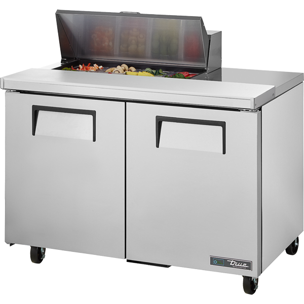 True TSSU-48-08-HC Solid Door Sandwich/Salad Unit with Hydrocarbon Refrigerant