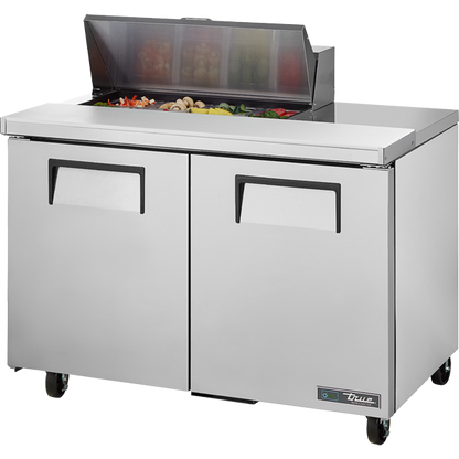 True TSSU-48-08-HC Solid Door Sandwich/Salad Unit with Hydrocarbon Refrigerant