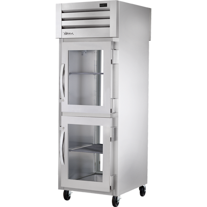 True STG1RPT-2HG-1G-HC Pass-Thru Half Glass Front/Glass Rear Swing Doors Refrigerator with Hydrocarbon Refrigerant - view 2