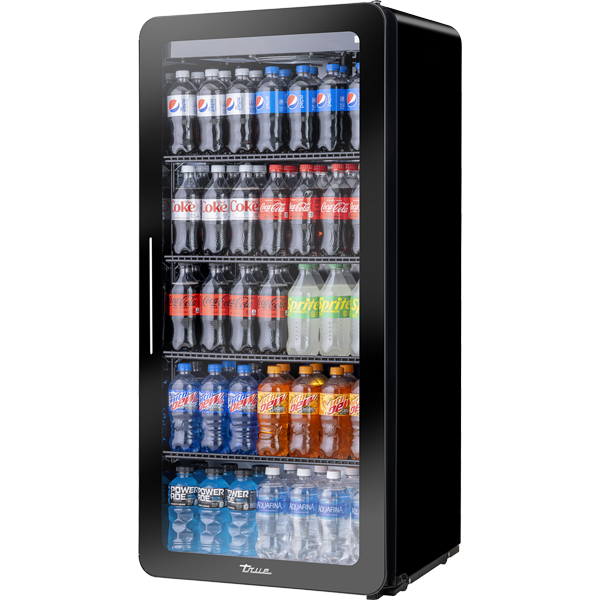 True CVM-11-HC~EGC01 Swing Door Curved Edge Refrigerator with Hydrocarbon Refrigerant - view 2