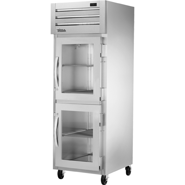True STA1F-2HG-HC Reach-In Glass Half Swing Door Freezer with Hydrocarbon Refrigerant