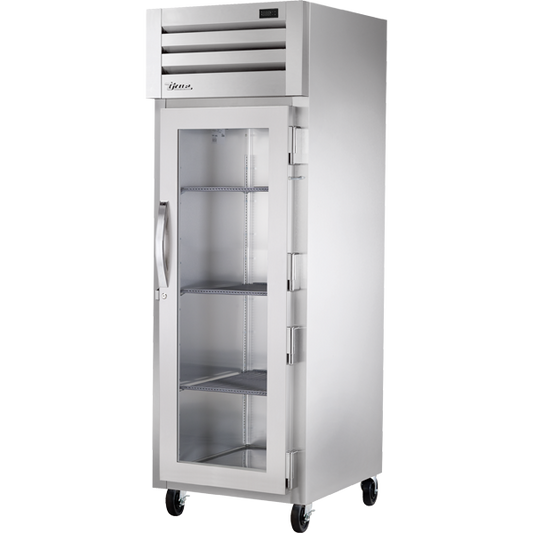 True STR1F-1G-HC Reach-In Glass Swing Door Freezer with Hydrocarbon Refrigerant