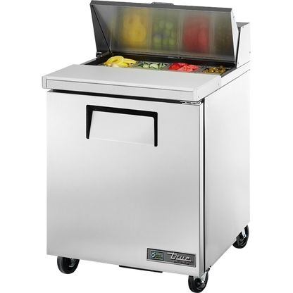 True TSSU-27-08-HC Solid Door Sandwich/Salad Unit with Hydrocarbon Refrigerant