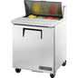 True TSSU-27-08-HC Solid Door Sandwich/Salad Unit with Hydrocarbon Refrigerant