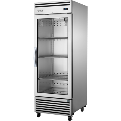 True TGN-1R-1G Reach-In Glass Swing Door Refrigerator with Hydrocarbon Refrigerant