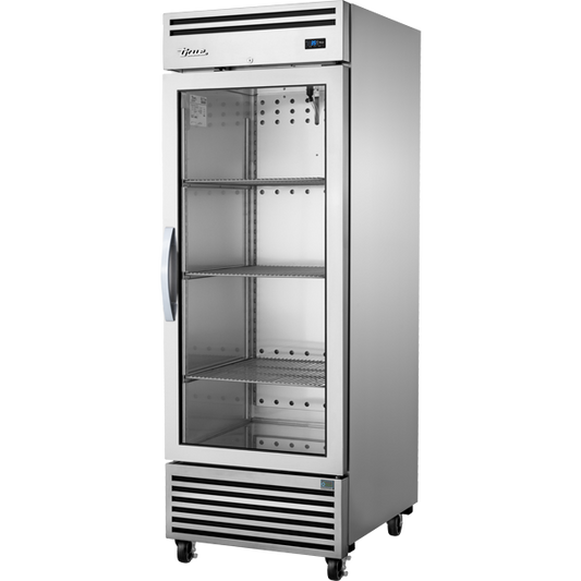 True TGN-1R-1G Reach-In Glass Swing Door Refrigerator with Hydrocarbon Refrigerant