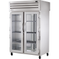 True STG2RPT-2G-2S-HC Pass-Thru Glass Front/Solid Rear Swing Doors Refrigerator with Hydrocarbon Refrigerant