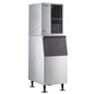 Hoshizaki KM-350MAJ Slim Line 22" Air-Cooled Crescent Cube Ice Machine with Stainless Steel Finish and 300 lb. Storage - 489 lb./Day