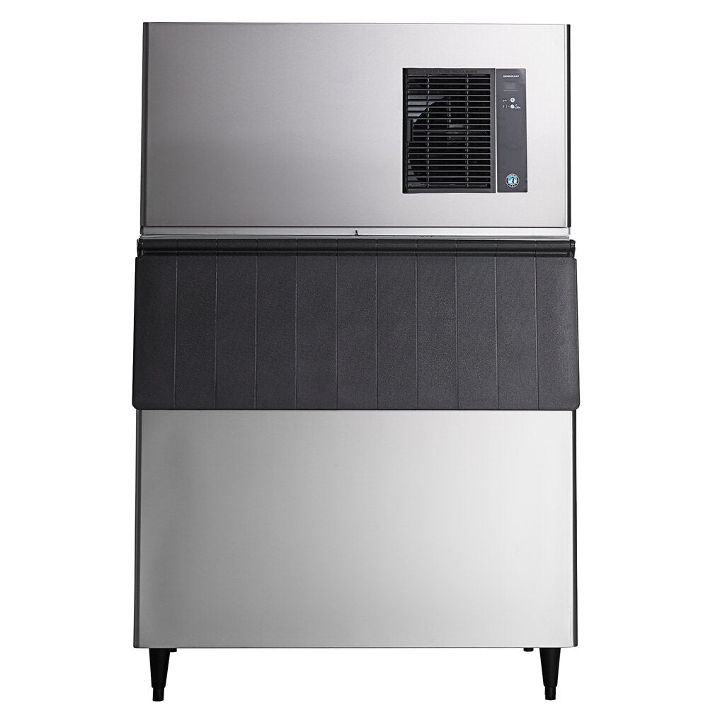 Hoshizaki IM-500SAB 44" Air-Cooled Regular Cube Ice Machine with Stainless Steel Finish Ice Storage with 700 lb. Storage - 489 lb./Day