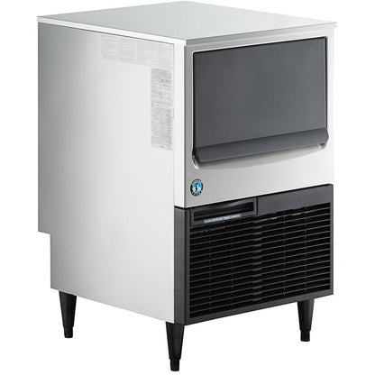 Hoshizaki KM-161BAJ 24" Air-Cooled Undercounter Crescent Cube Ice Machine with 78 lb. Storage - 163 lb./Day