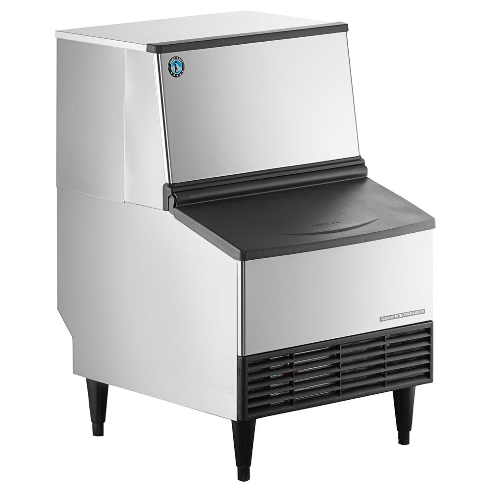 Hoshizaki KM-231BAJ 24" Air-Cooled Undercounter Crescent Cube Ice Machine with 80 lb. Storage - 213 lb./Day