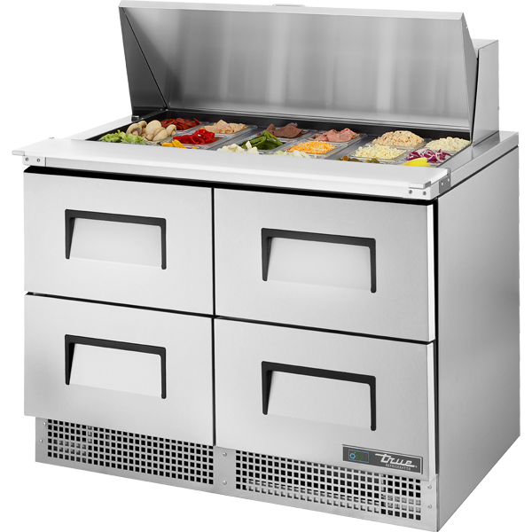 True TFP-48-18M-D-4-HC Drawered Food Prep Unit with Hydrocarbon Refrigerant