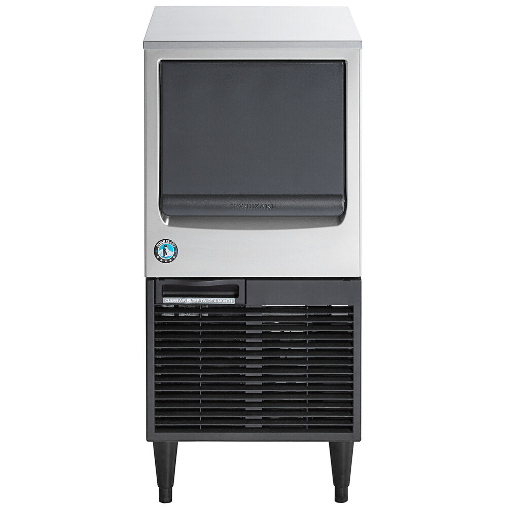 Hoshizaki KM-81BAJ 17 3/4" Air-Cooled Undercounter Crescent Cube Ice Machine with 38 lb. Storage - 86 lb./Day