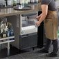 Hoshizaki KM-81BAJ 17 3/4" Air-Cooled Undercounter Crescent Cube Ice Machine with 38 lb. Storage - 86 lb./Day