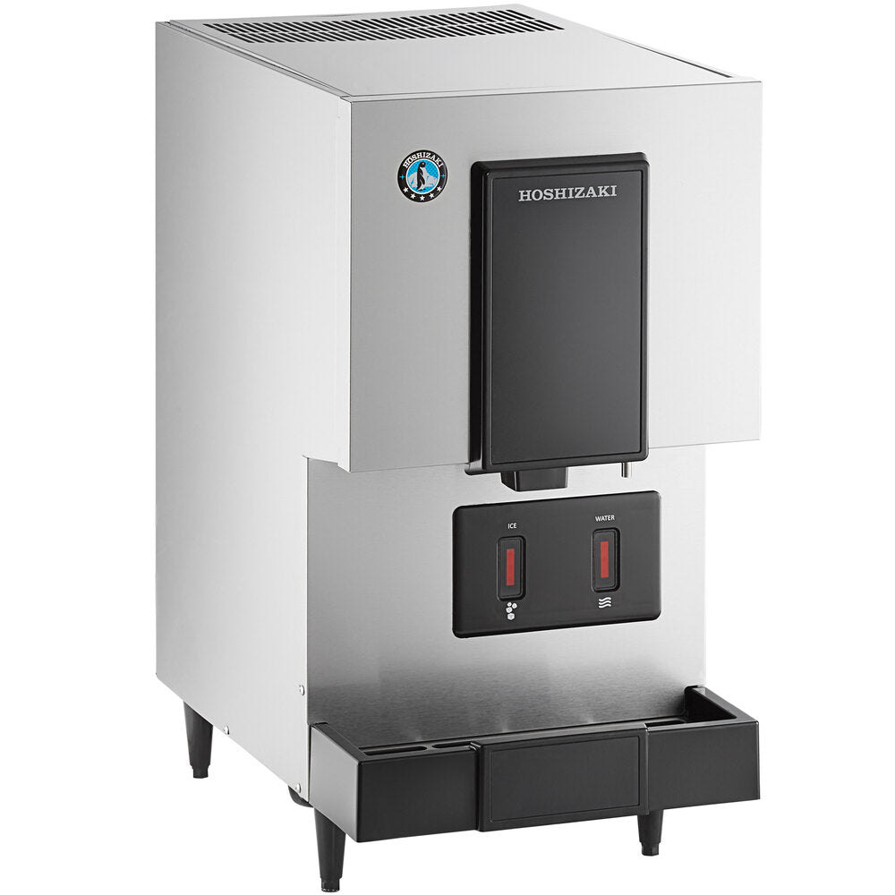 Hoshizaki DCM-271BAH-OS Opti-Serve Air-Cooled Countertop Ice Maker and Water Dispenser with SD-271 Stand and 10 lb. Storage - 257 lb./Day