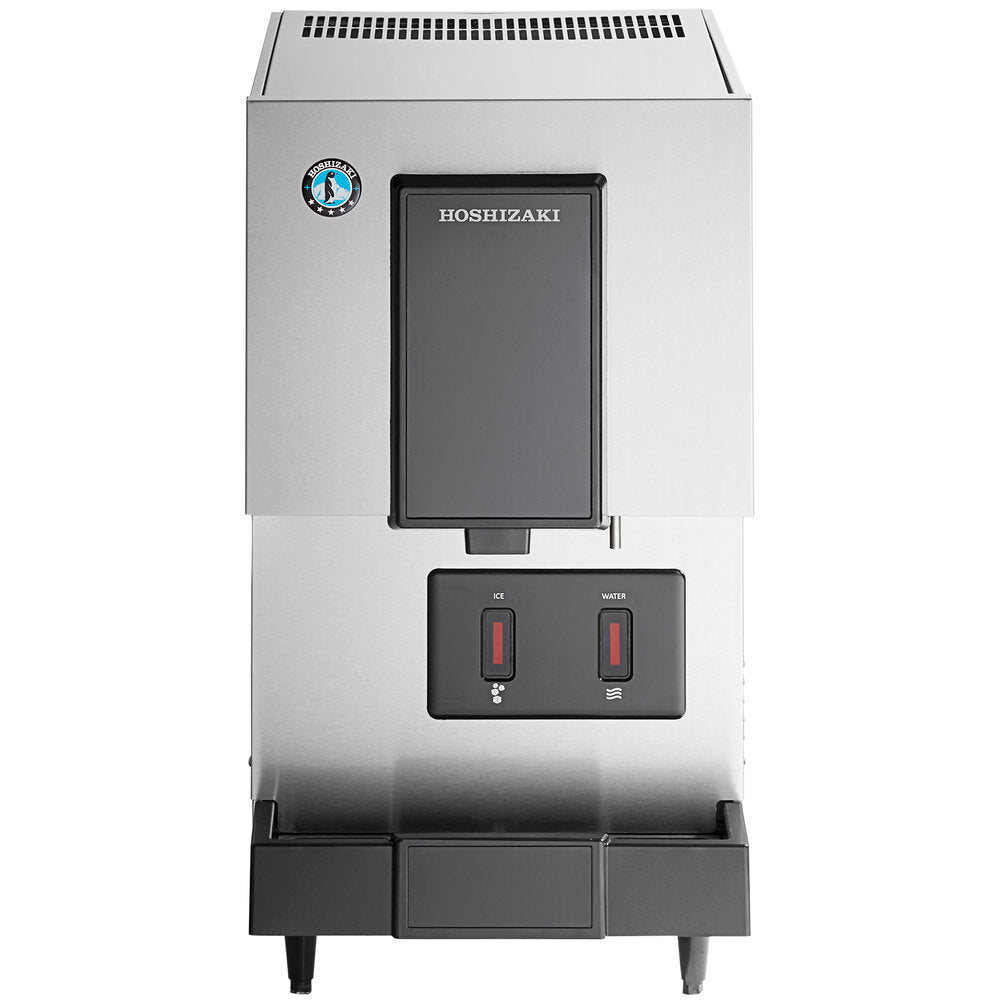Hoshizaki DCM-271BAH-OS Opti-Serve Air-Cooled Countertop Ice Maker and Water Dispenser with SD-271 Stand and 10 lb. Storage - 257 lb./Day