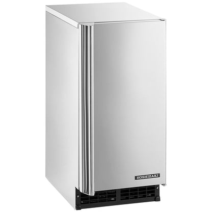 Hoshizaki C-80BAJ-AD 14 7/8" ADA Compliant Air-Cooled Undercounter Cubelet Ice Machine with 22 lb. Storage - 80 lb./Day