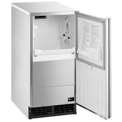 Hoshizaki C-80BAJ-AD 14 7/8" ADA Compliant Air-Cooled Undercounter Cubelet Ice Machine with 22 lb. Storage - 80 lb./Day