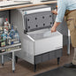 Hoshizaki KM-231BAJ 24" Air-Cooled Undercounter Crescent Cube Ice Machine with 80 lb. Storage - 213 lb./Day