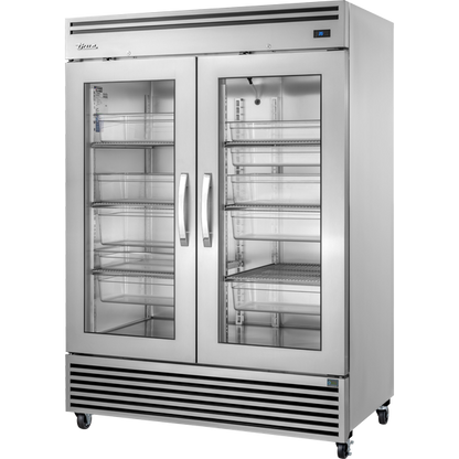True TGN-2R-2G Reach-In Glass Swing 2 Door Refrigerator with Hydrocarbon Refrigerant