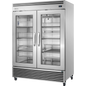 True TGN-2R-2G Reach-In Glass Swing 2 Door Refrigerator with Hydrocarbon Refrigerant