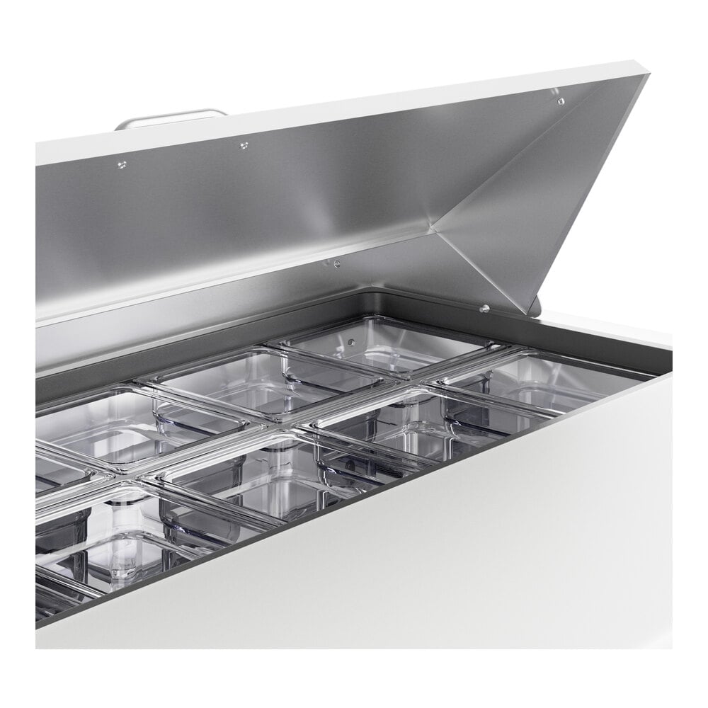 True TSSU-48-12-HC 48 3/8" 2 Door Refrigerated Sandwich Prep Table
