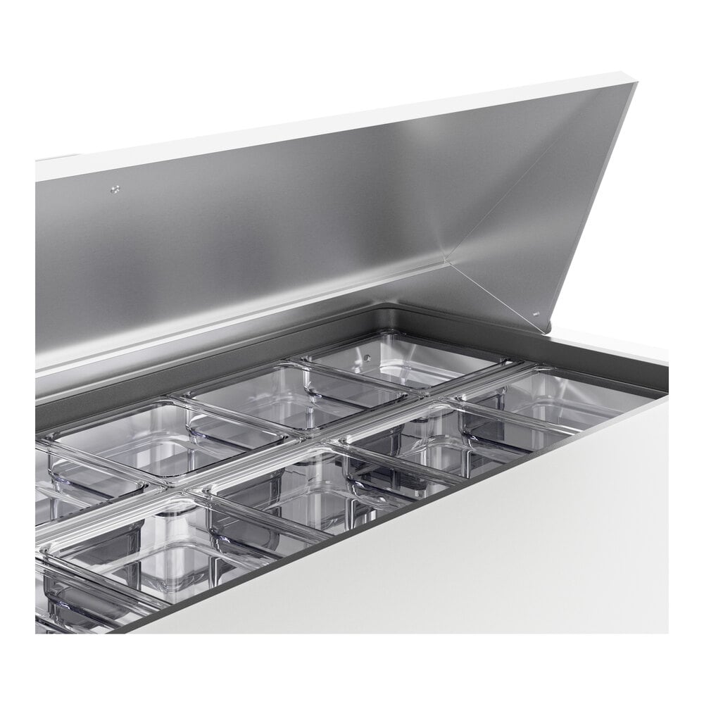 True TSSU-60-16-HC 60 3/8" 2 Door Refrigerated Sandwich Prep Table