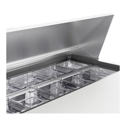 True TSSU-60-16-HC 60 3/8" 2 Door Refrigerated Sandwich Prep Table