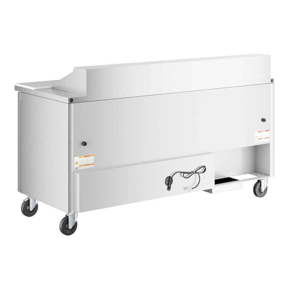 True TSSU-72-18-HC 72 3/8" 3 Door Refrigerated Sandwich Prep Table