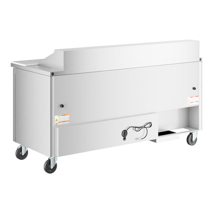 True TSSU-72-18-HC 72 3/8" 3 Door Refrigerated Sandwich Prep Table