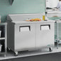 True TSSU-48-12-HC 48 3/8" 2 Door Refrigerated Sandwich Prep Table