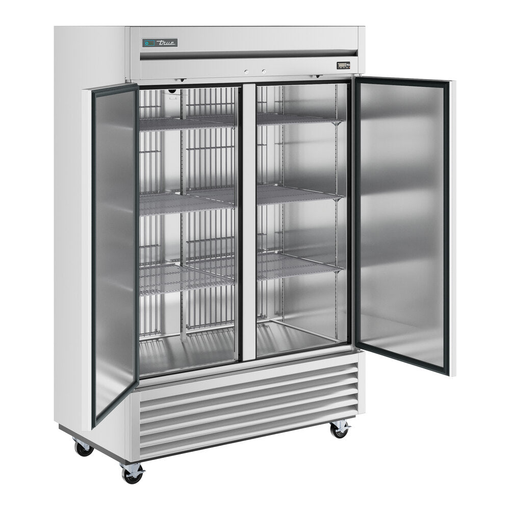 True TS-49F-HC 54 1/8" Stainless Steel Solid Door Reach-In Freezer