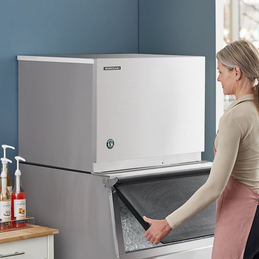 Hoshizaki KMD-505MWJ 30" Water-Cooled Modular Crescent Cube Ice Machine - 592 lb./Day