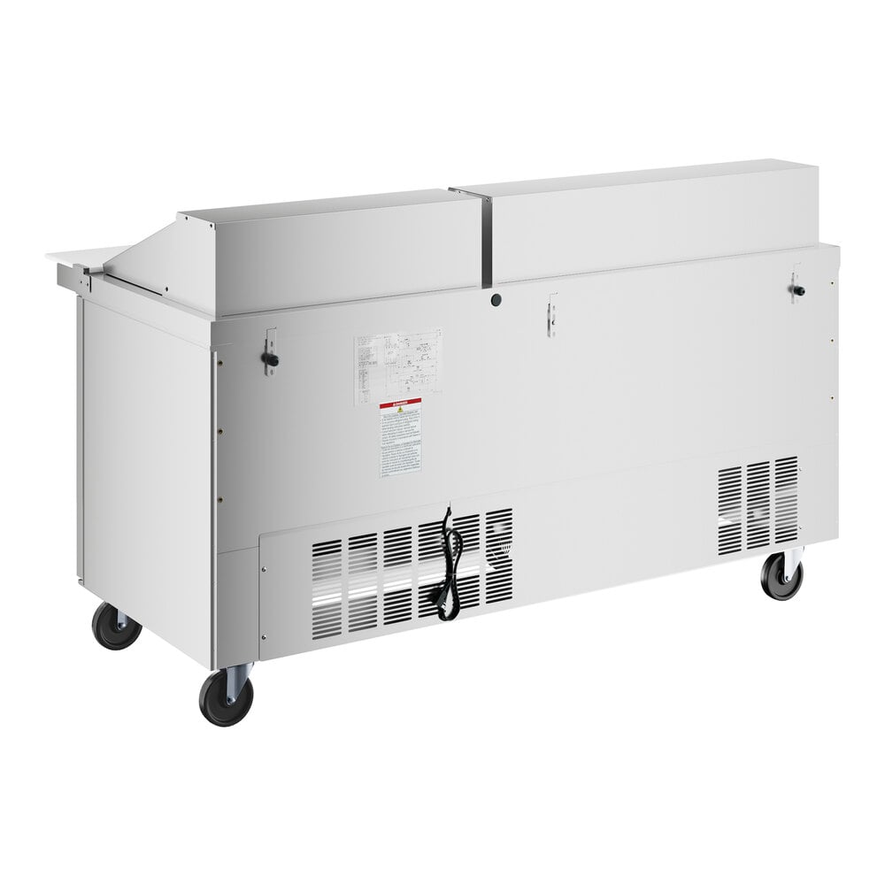 Hoshizaki SR72B-30M 72" Mega Top Prep Refrigerator with 3 Doors