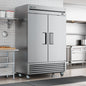 True TS-49F-HC 54 1/8" Stainless Steel Solid Door Reach-In Freezer