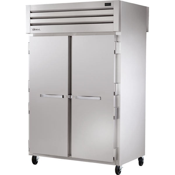 True STR2RPT-2S-2S-HC Pass-Thru Solid Front/Solid Rear Swing Doors Refrigerator with Hydrocarbon Refrigerant
