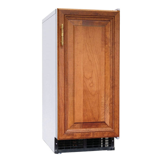 Hoshizaki AM-50BAK-DS 14 7/8" Custom Cabinet Air-Cooled Undercounter Top Hat Cube Ice Machine with 27 lb. Storage - 54 lb./Day