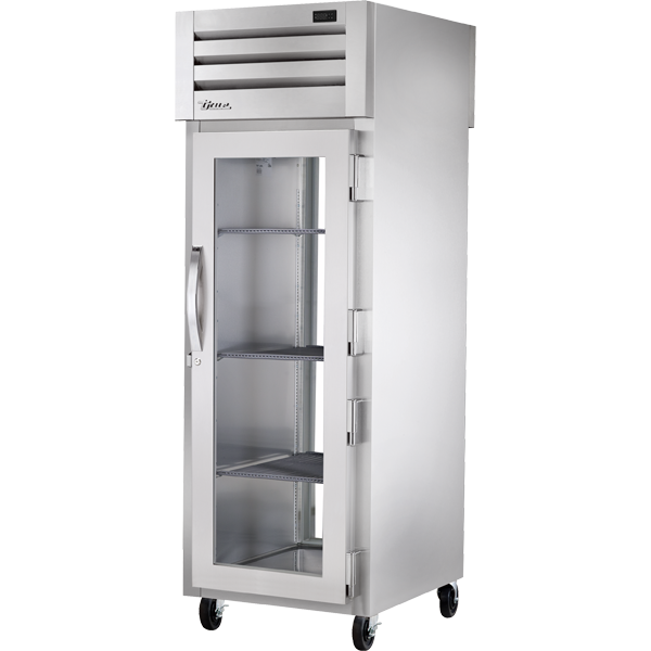 True STA1RPT-1G-1G-HC Pass-Thru Glass Front/Glass Rear Swing Doors Refrigerator with Hydrocarbon Refrigerant - view 2