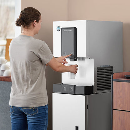 Hoshizaki DCM-271BAK 16 5/8" ADA Compliant Air-Cooled Countertop Ice Maker and Water Dispenser - 286 lb./Day