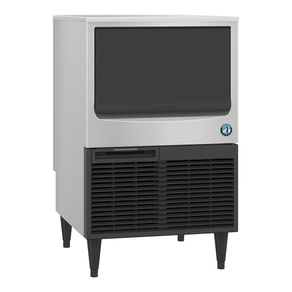 Hoshizaki KM-161BAK 23 3/4" ADA-Compliant Air-Cooled Undercounter Crescent Cube Ice Machine with 78 lb. Storage - 156 lb./Day