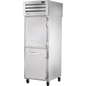 True STG1FPT-2HS-2HS Pass-Thru Solid Half Front/Solid Half Rear Swing Doors Freezer