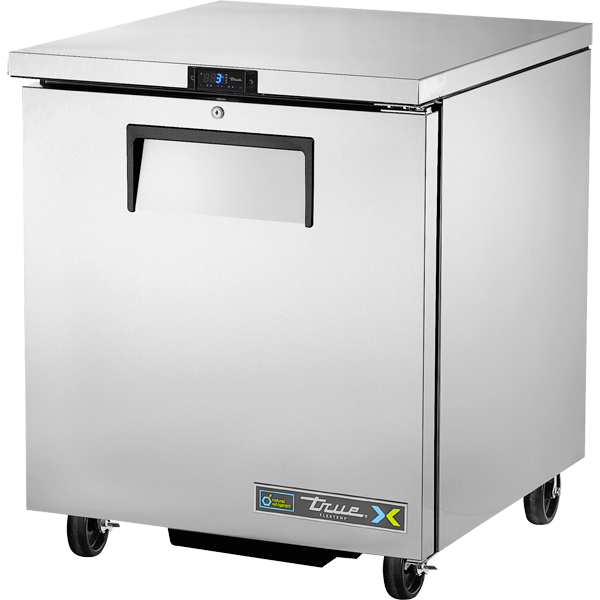 True TUC-27F-FLX-HC Solid Door Freezer with Flex Temp - 10°F to 38°F (Refrigerator/Freezer) and Hydrocarbon Refrigerant