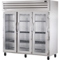 True STG3R-3G-HC Reach-In Glass Swing Door Refrigerator with Hydrocarbon Refrigerant