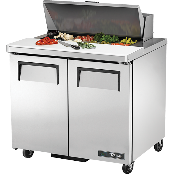 True TSSU-36-08-HC Solid Door Sandwich/Salad Unit with Hydrocarbon Refrigerant - view 2