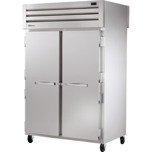 True STG2RPT-2S-2S-HC Pass-Thru Solid Front/Solid Rear Swing Doors Refrigerator with Hydrocarbon Refrigerant