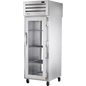 True STG1RPT-1G-1G-HC Pass-Thru Glass Front/Glass Rear Swing Doors Refrigerator with Hydrocarbon Refrigerant