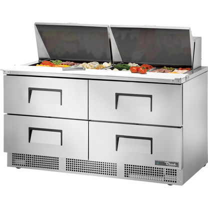 True TFP-64-24M-D-4-HC Drawered Food Prep Unit with Hydrocarbon Refrigerant