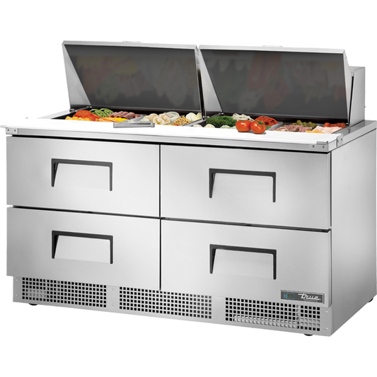 True TFP-64-24M-D-4-HC Drawered Food Prep Unit with Hydrocarbon Refrigerant